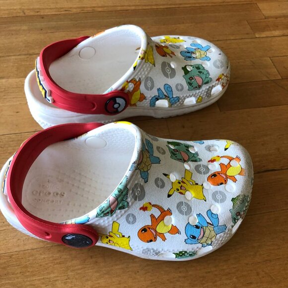 Crocs Pokemon Pikachu Classic Kids Clog Size C 7 - Picture 2 of 8